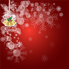 abstract christmas red vector background