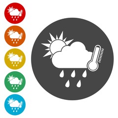 Weather symbols icon 