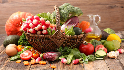 raw vegetable composition