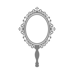vintage mirror with a handle