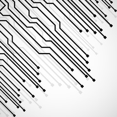 Circuit board, technology background, vector illustration eps 10
