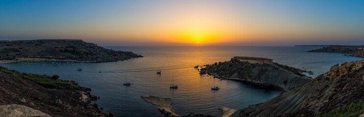 Einsame Bucht auf Malta
