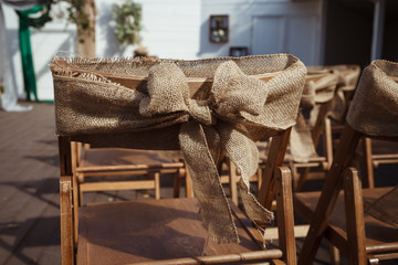 Beautiful outdoor wedding ceremony spot
