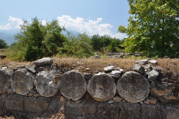 Ancient Dion, Zeus sanctuary at the foot of Mount Olympus