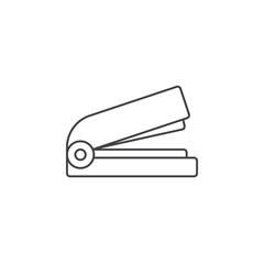 Stapler thin line icon, outline vector logo illustration, linear pictogram isolated on white