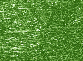 Green color plastic surface.
