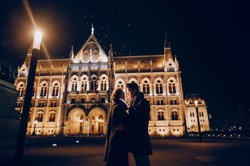 Fototapeta na wymiar wedding day in Budapest