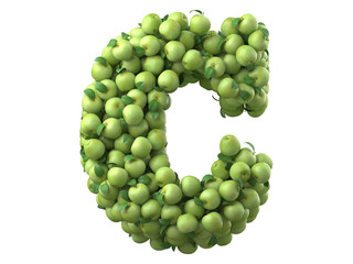Green apple font.
