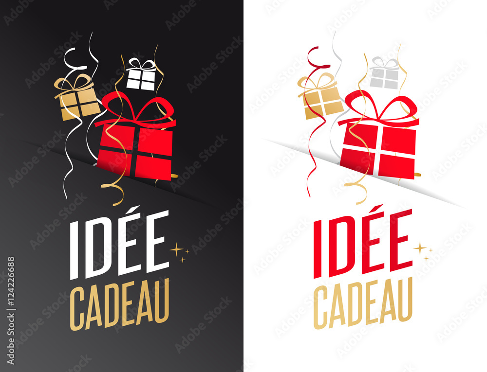 Sticker idée cadeau