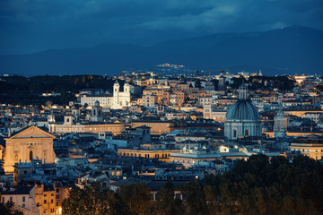 Fototapeta premium Rome night view