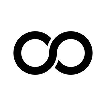 Infinity Symbol Icon, Aka Lemniscate, Looks Like Sideways Number Eight. Mathematic Symbol Representing The Concept Of Infinite Figure.