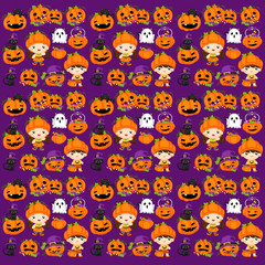 Halloween Pumpkin Background