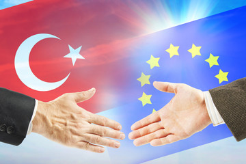 International policy. Friendly relations between European Union and Turkey