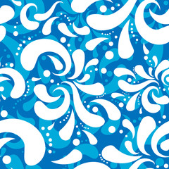 Vector seamless floral background. Pattern for design, brochures. Eps10