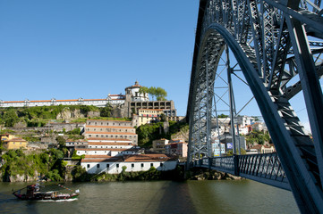 Fototapeta premium Dom Luis I Bridge - Porto - Portugal