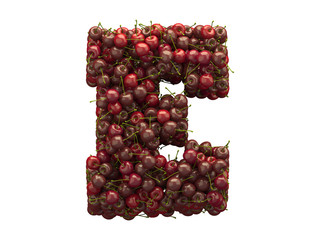 Cherry font.
