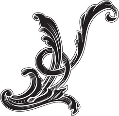 Art swirll desighn luxury element