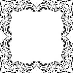 Baroque frame