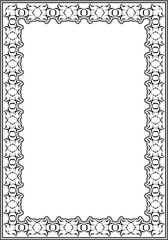 Victorian ornament decor frame