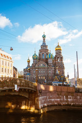 Obraz premium Cathedral of the Savior on Spilled Blood. Russia, Saint-Petersbu