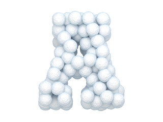Snowball font.
