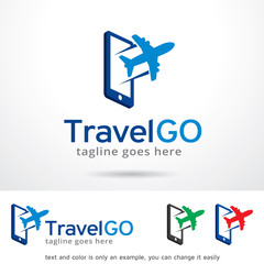 Travel Go Logo Template Design Vector