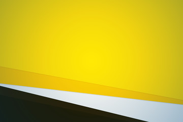 Copy space with yellow background