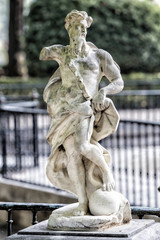 Monument in the gardens of Aranjuez Royal Palace, Spain