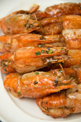  shrimp with black pepper Chinese food