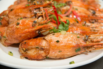  shrimp with black pepper Chinese food