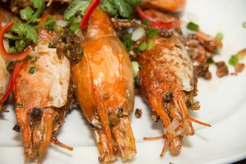  shrimp with black pepper Chinese food
