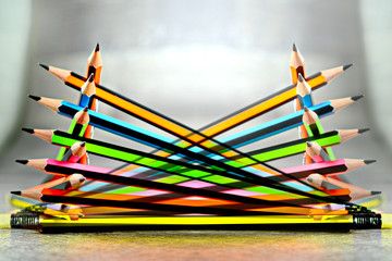 colored pencil background