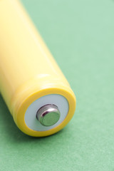 Positive terminal on a battery