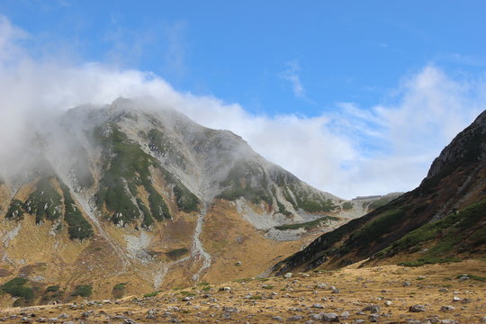 晩秋の立山の一の越