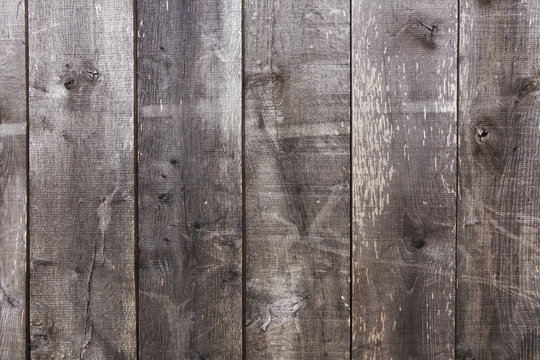 Brown wooden plank texture wall background old and weather worn