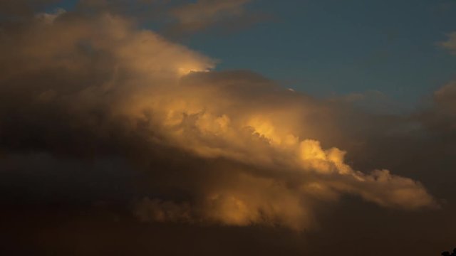 Cloudscape during sunset