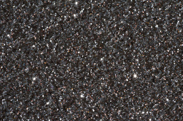 Black glitter gravel background