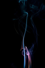 abstract smoke blue