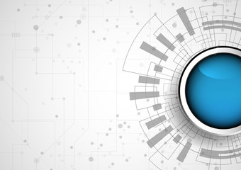 Obraz premium Abstract Technology Background. Vector Illustration