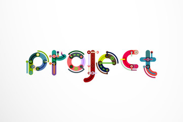 Project word letter banner