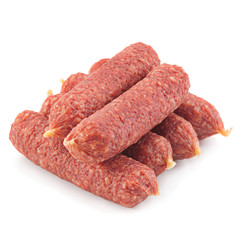 Small salami sausage slice