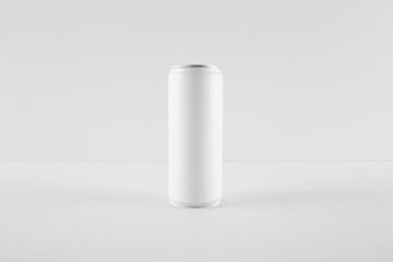 Blank Mock-up Cans on white background