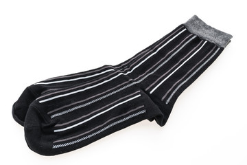 New socks isolated on white