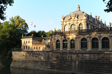 Naklejka premium Zwinger museum and palace in Baroque Dresden, Germany