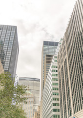 Fototapeta na wymiar Skyscrapers of Manhattan, New York City