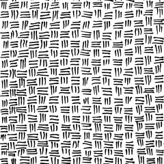 Simple basket weave ink hatching. Hand drawn seamless pat