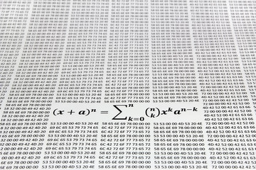 binomial theorem in white paper