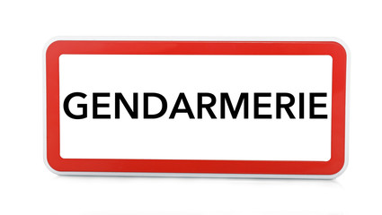 Panneau GENDARMERIE