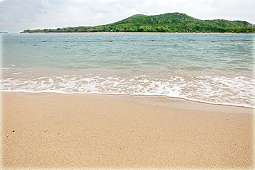 Tropical beach in Samae San Island, Sattahip, Chonburi,Thailand