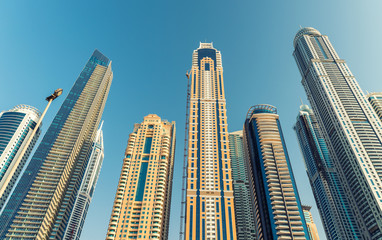 Fototapeta na wymiar Modern skyline of Dubai